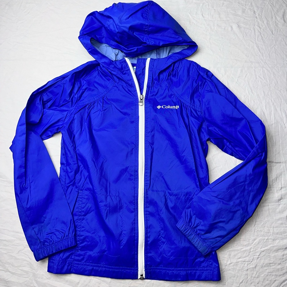 Columbia Kids Blue windbreaker Jacket‎ size small